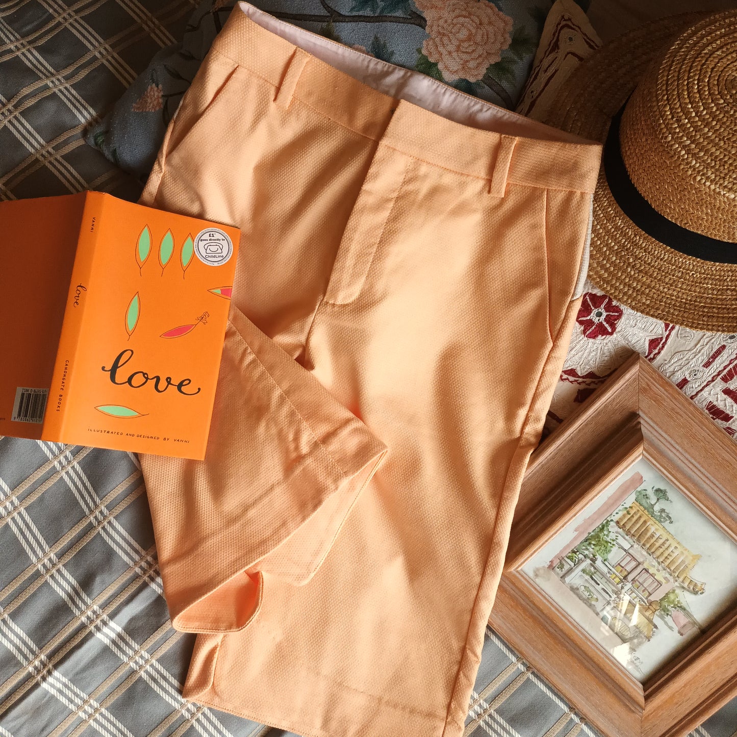 Original sorbet color boyfriend style well-made ladies stretchable casual shorts