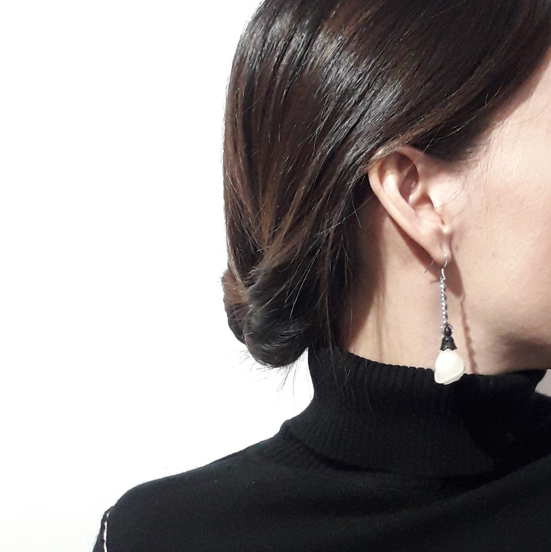 Nut Crafted 925 silver earrings