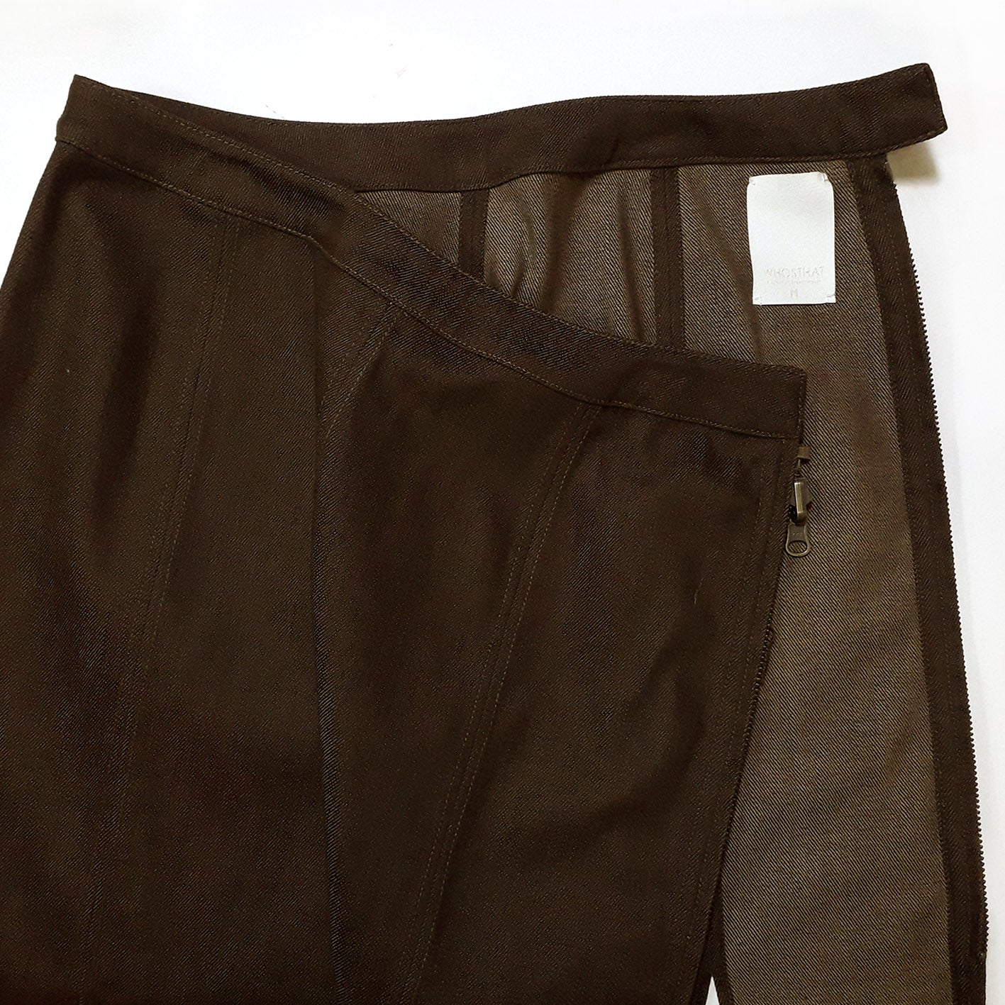 Original reversible cotton spandex 8 panels ladies skirt