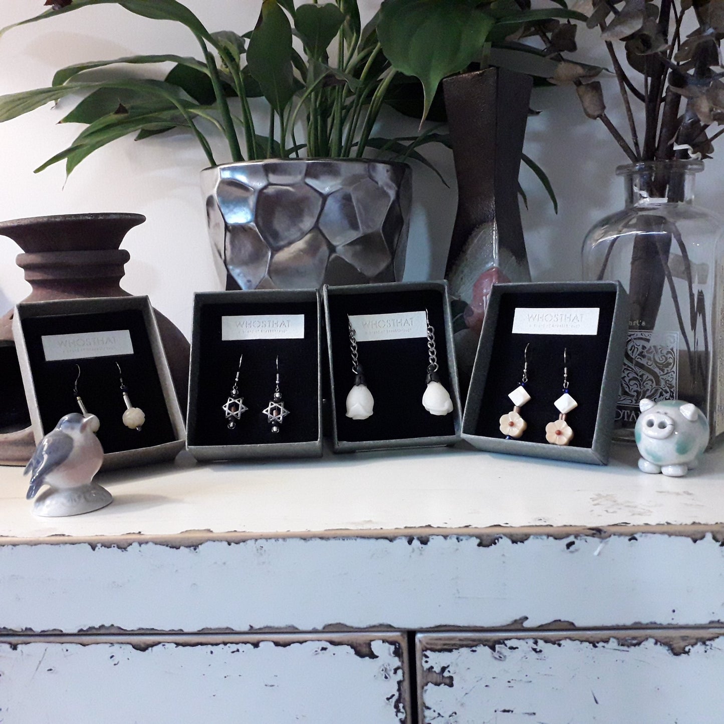 Nut Crafted 925 silver earrings