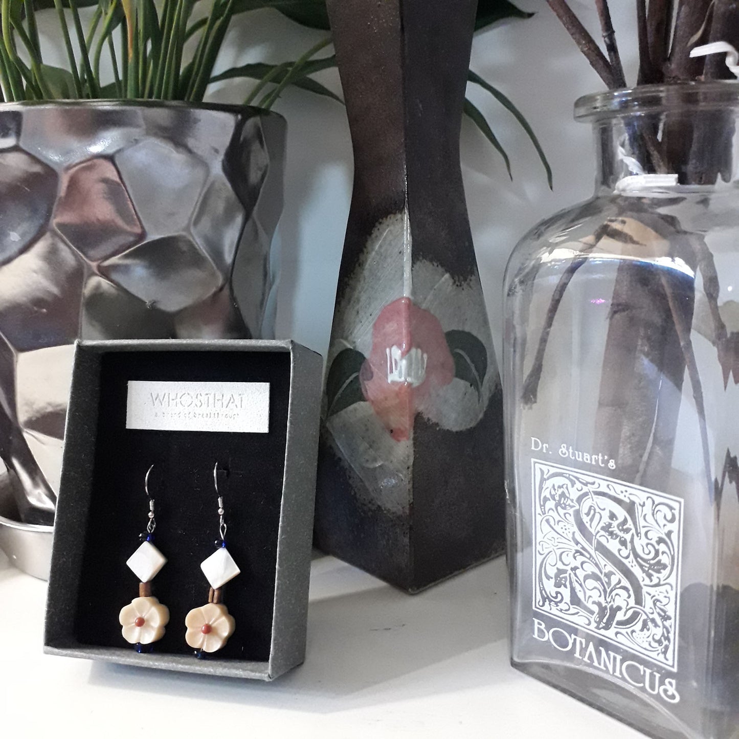 Nut Crafted 925 silver earrings