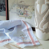 Hand embroidery pure cotton handkerchief pocket squares
