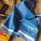 High-end hand embroidery pure cotton handkerchief /pocket square - KISS (Free Hand Stitch Lettering) (Copy)