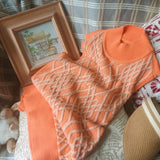 可水洗防起球羊毛雙色扭花圖案個性時尚剪裁企領春夏背心