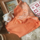 可水洗防起球羊毛雙色扭花圖案個性時尚剪裁企領春夏背心