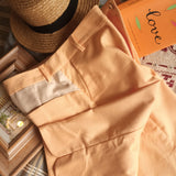 Original sorbet color boyfriend style well-made ladies stretchable casual shorts