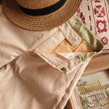 Original sorbet color boyfriend style well-made ladies stretchable casual shorts