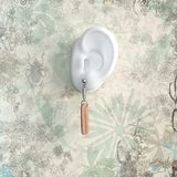 *擴香糸列* 桃木理髮師工具木刻925純銀鍍白金耳環自選香味附禮盒