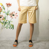 Original sorbet color boyfriend style well-made ladies stretchable casual shorts