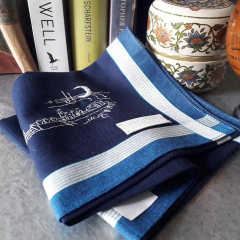 Hand embroidery pure cotton handkerchief /pocket square  - teamwork