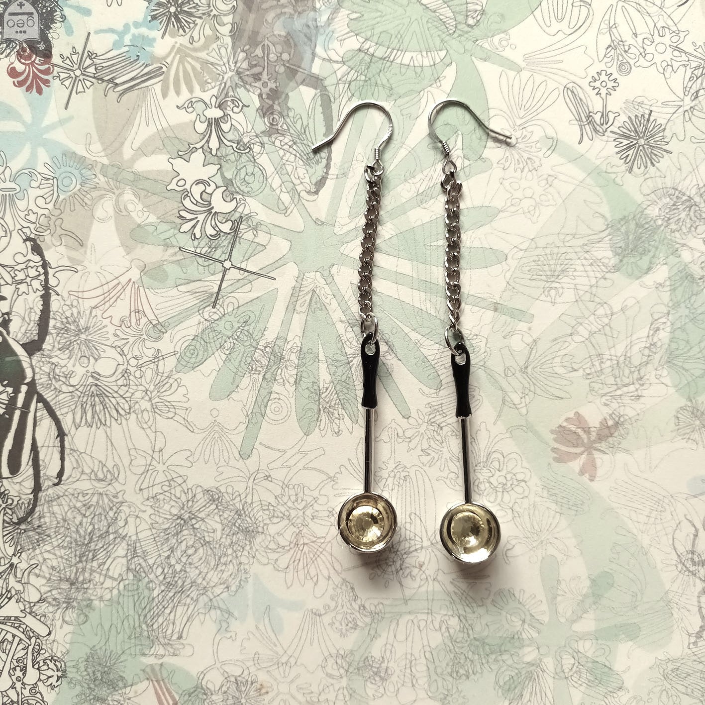 *Miniature Series* Gluttons' playful kitchenware 925 Sterling earrings