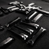 百搭手縫玻璃管/黑管圖案簡約直身棉彈高端 smart casual TEE