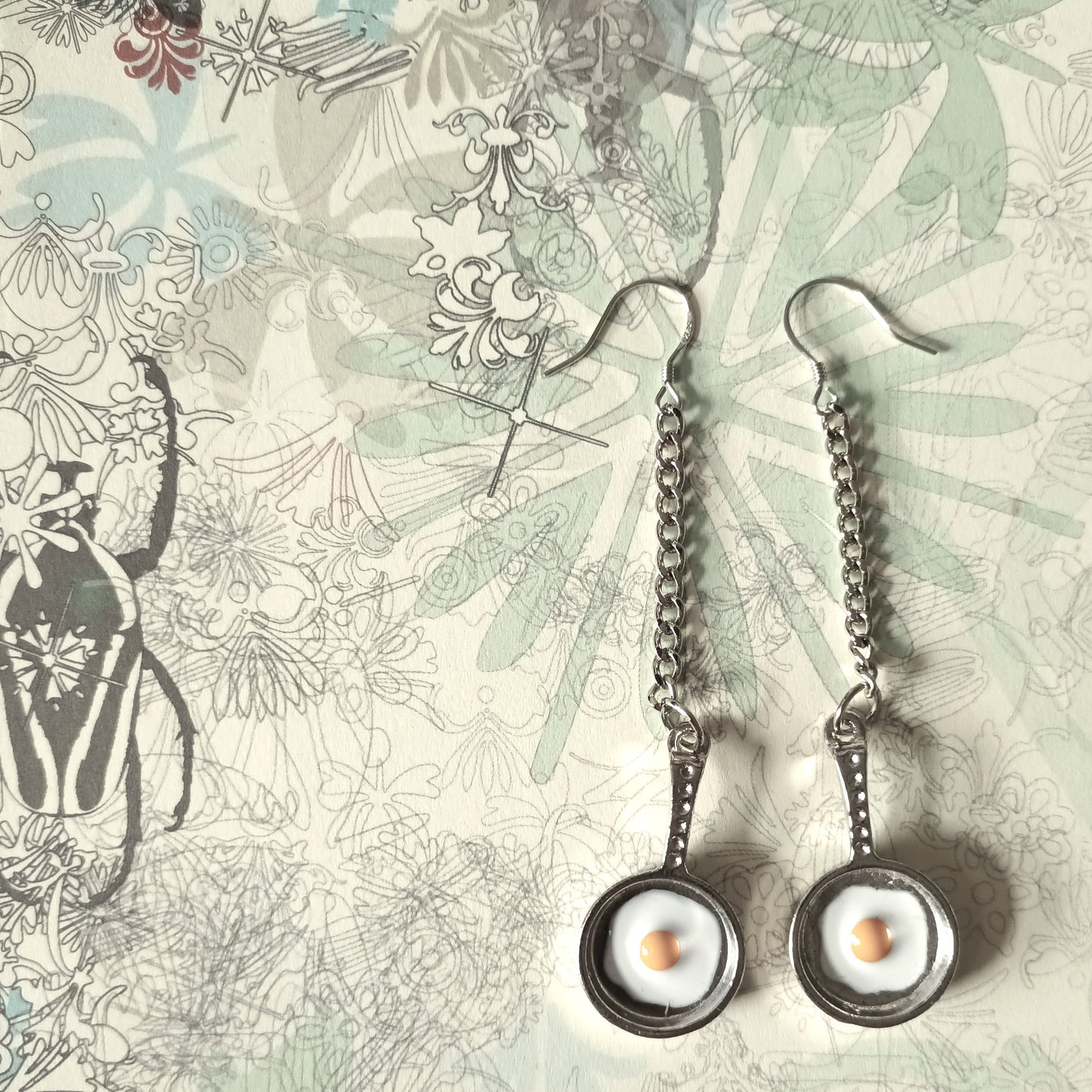 *Miniature Series* Gluttons' playful kitchenware 925 Sterling earrings