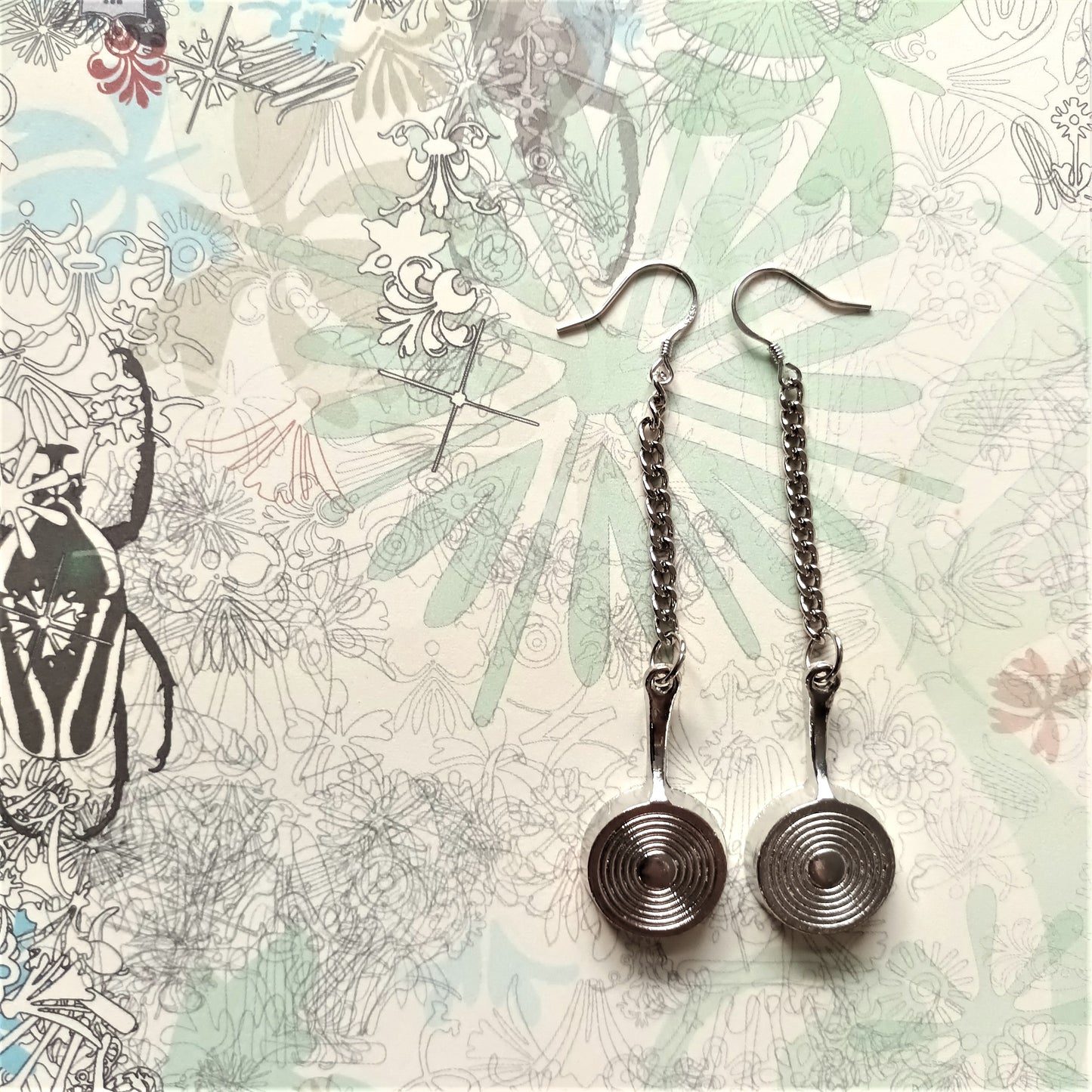 *Miniature Series* Gluttons' playful kitchenware 925 Sterling earrings