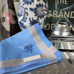 Hand embroidery pure cotton handkerchief /pocket square  - AERO TRIP