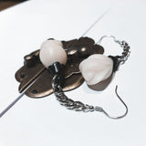 Nut Crafted 925 silver earrings